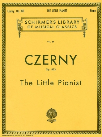 The Little Pianist op.823 for piano