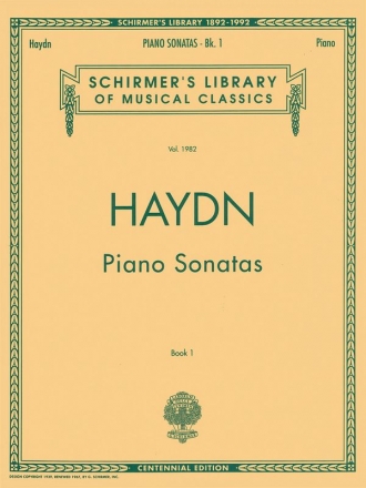 Franz Joseph Haydn, Complete Piano Sonatas Book 1 Klavier Buch