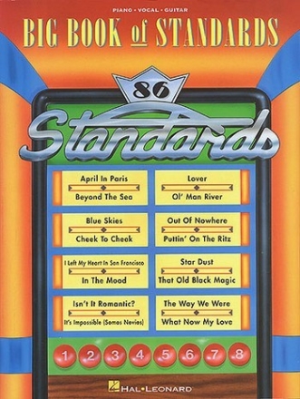 THE BIG BOOK OF STANDARDS: 86 STANDARDS FOR PIANO/VOCAL/GUITAR