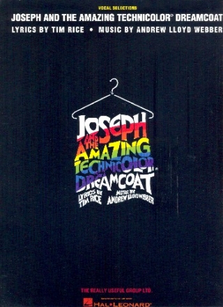 Joseph and the amazing technicolor Dreamcoat Vocal Selections songbook piano/vocal/guitar