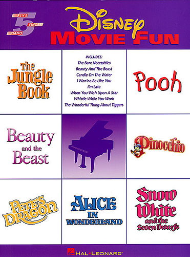 Disney Movie Fun: Songbook for piano (or piano 4 hands)