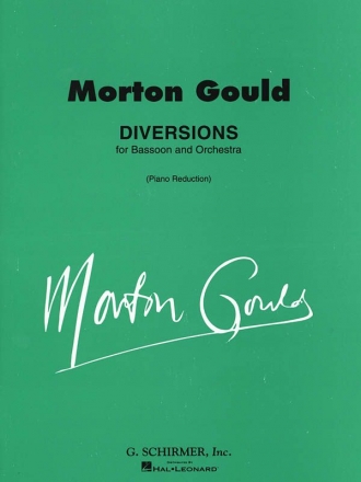 Morton Gould, Diversions Fagott und Klavier Buch