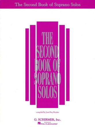 The second Book of Soprano Solos fr hohe Stimme und Klavier (orig/en)