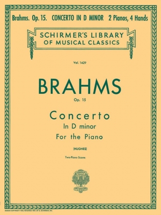 Johannes Brahms, Piano Concerto No.1 In D Minor Op. 15 Piano, 4 Hands Buch