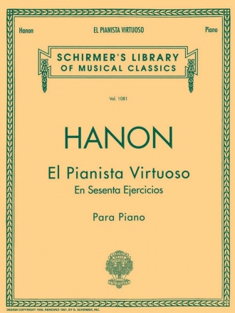 Charles-Louis Hanon, El Pianista Virtuoso in 60 Ejercicios Klavier Buch