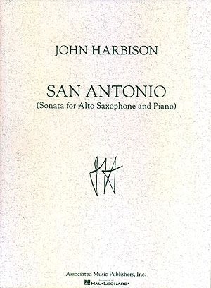 John Harbison, San Antonio Sonata Altsaxophon und Klavier Buch