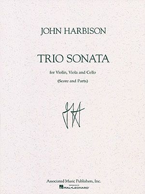 Trio Sonata for violin, viola and cello score and parts