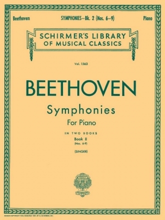 Ludwig van Beethoven, Symphonies Book 2 Nos. 6-9 Klavier Buch