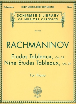 Etudes Tableaux op.33 and 9 etudes Tableaux op.39 pour piano