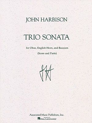 Trio Sonata for oboe, English horn and bassoon score and parts