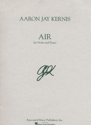Aaron Jay Kernis, Air (Violin and Piano) Violine und Klavier Buch