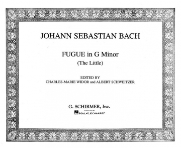 Johann Sebastian Bach, Little Fugue In G Minor For Organ Orgel Buch