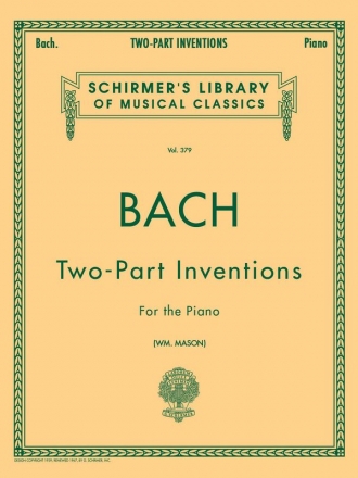 Johann Sebastian Bach, Fifteen Two-Part Inventions Klavier Buch