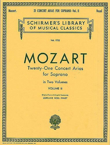 21 Concert Arias vol.2 for soprano and piano (it/en)