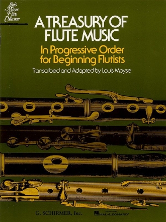 A Treasury of Flute Music in progressive Order for beginning Flutists fr Flte und Klavier