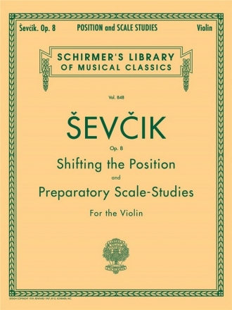 Shifting the Position and Preparatory Scale-Studies for violin