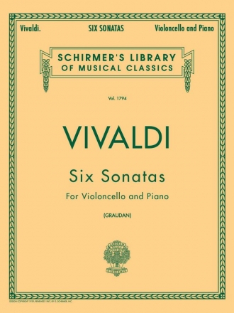 6 Sonatas for violoncello and piano