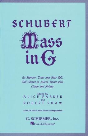 Franz Schubert, Mass In G SATB Chorpartitur