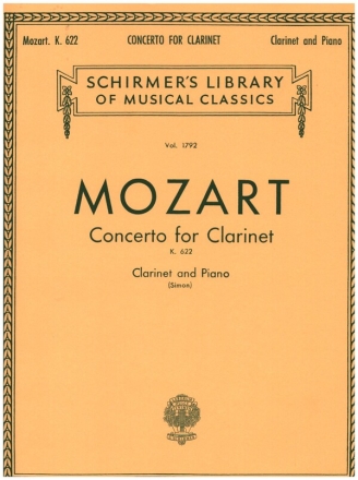 Concerto KV622 for clarinet and piano