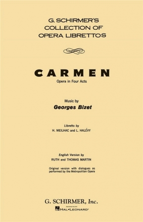 Georges Bizet, Carmen Libretto Buch