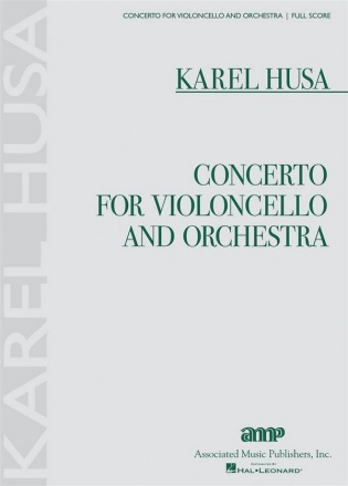 Karel Husa, Concerto for Violoncello and Orchestra Cello and Orchestra Partitur