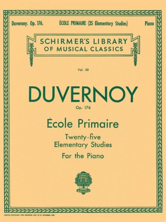 Ecole Primaire (25 Elementary Studies) op. 17 for piano