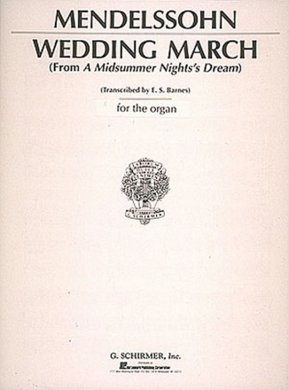 Wedding March from A Midsummer Night's Dream for organ