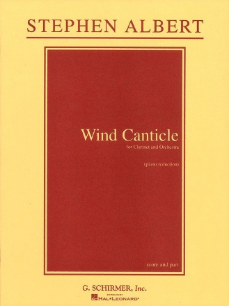 Stephen Albert, Wind Canticle Klarinette und Klavier Buch