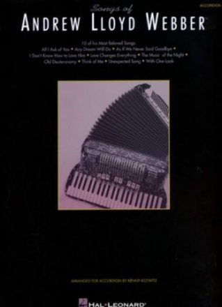 Songs of Andrew Lloyd Webber 10 songs for accordion