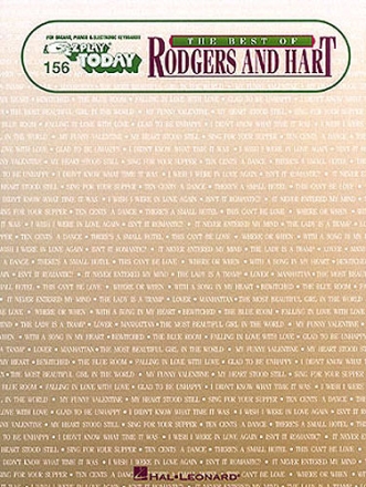 The Best of Rodgers and Hart: for organs, pianos and electronic keyboards EZ play today vol.156