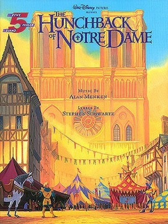 THE HUNCHBACK OF NOTRE DAME: SONGBOOK PIANO (PIANO 4 HANDS) 5 FINGER PIANO