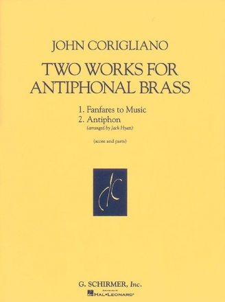 John Corigliano, 2 Works For Antiphonal Brass Blechblserquintett Partitur + Stimmen