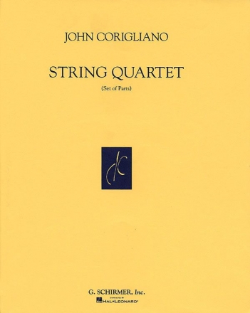 John Corigliano, String Quartet Streichquartett Partitur + Stimmen