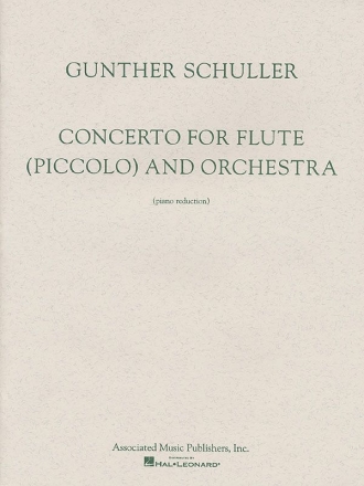 Gunther Schuller, Concerto for Flute (Piccolo) and Orchestra Flte und Klavier Buch