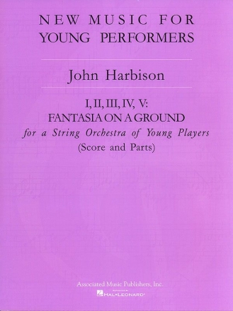 John Harbison, Fantasia on a Ground I, II, III, IV, V Orchestra Partitur + Stimmen