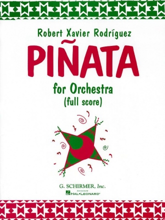 Robert Xavier Rodrguez, Piata for Orchestra Orchestra Partitur