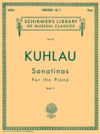 Friedrich Kuhlau, Sonatinas - Book 2 Klavier Buch