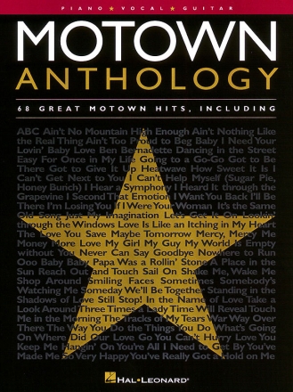 Motown Anthology: 68 great motown hits songbook piano/voice/guitar