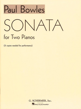 Paul Bowles, Sonata for 2 Pianos Piano, 4 Hands Buch