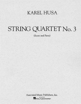 Karel Husa, String Quartet No. 3 Streichquartett Stimmen-Set