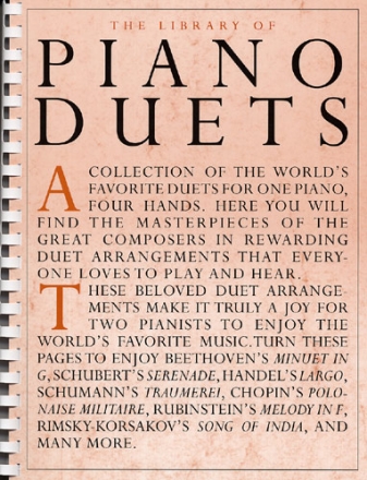 THE LIBRARY OF PIANO DUETS FOR PIANO 4 HANDS