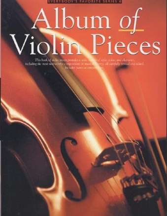 Album of Violin Pieces for violin and piano