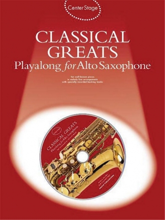 Classical Greats Play-Along Altsaxophon Buch + CD