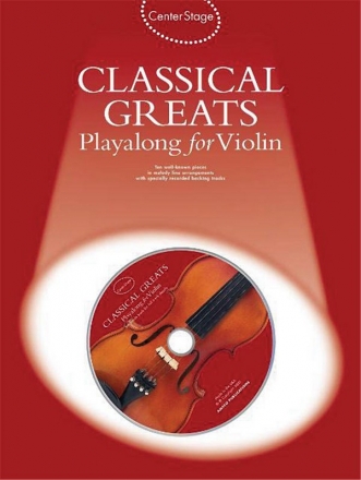 Classical Greats Play-Along Violine Buch + CD