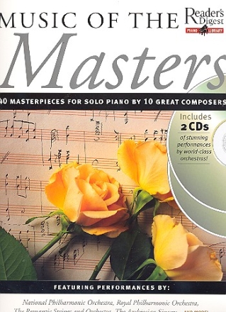 Music of the Masters (+2 CD's) for solo piano