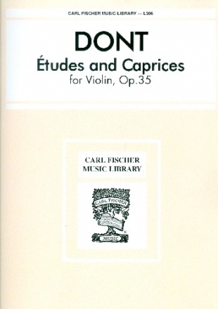 Etudes and Caprices op.35 for violin