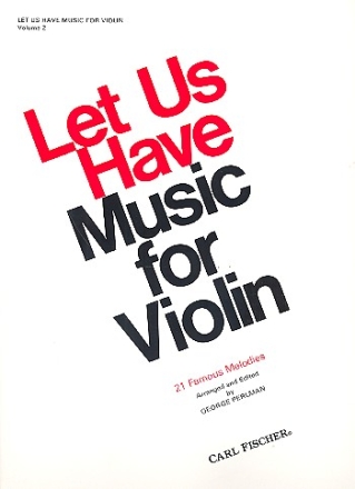 Let us have Music vol.2 for violin and piano