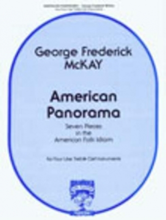 George McKay American Panorama Saxophon, Trompete, Horn, Violine und Klarinette Partitur und Stimmen