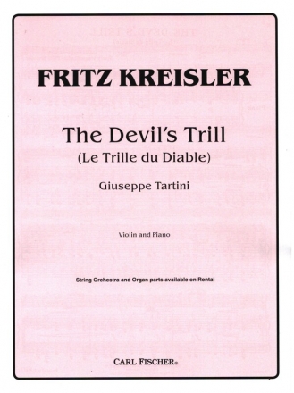 The Devil's Trill for violin and piano