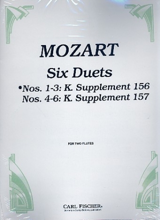 6 Duets vol.1 (nos.1-3) for 2 flutes parts